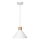 Ledvance - Hängeleuchte DECOR PLASTER 1xE27/25W/230V d 22 cm Gips weiß