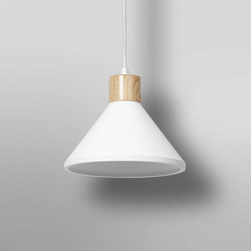 Ledvance - Hängeleuchte DECOR PLASTER 1xE27/25W/230V d 22 cm Gips weiß