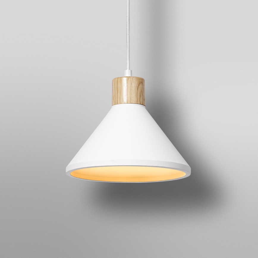 Ledvance - Hängeleuchte DECOR PLASTER 1xE27/25W/230V d 22 cm Gips weiß