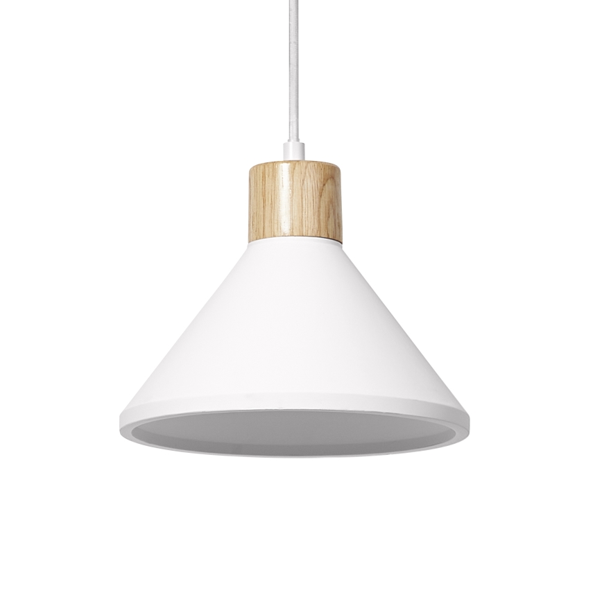 Ledvance - Hängeleuchte DECOR PLASTER 1xE27/25W/230V d 22 cm Gips weiß