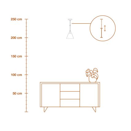 Ledvance - Hängeleuchte DECOR RAFFIA 1xE27/15W/230V