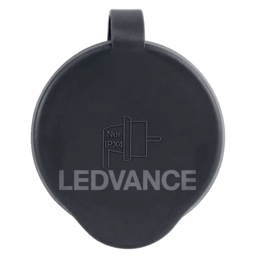Ledvance - Intelligente Outdoor-Steckdose SMART+ 3680W/230V/Typ F/SCHUKO 16A IP44 schwarz