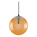 Ledvance - Kronleuchter an Schnur BUBBLE 1xE27/40W/230V orange d. 20 cm
