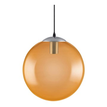 Ledvance - Kronleuchter an Schnur BUBBLE 1xE27/40W/230V orange d. 30 cm