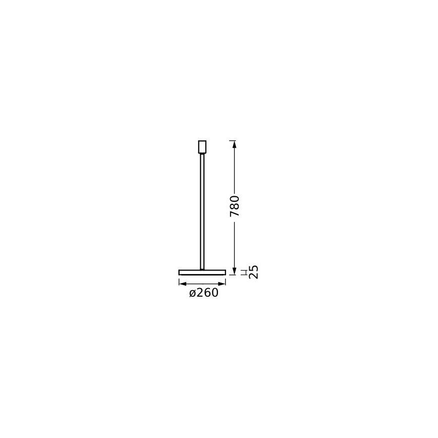Ledvance - Lampenfuß DECOR STICK 1xE27/40W/230V beige