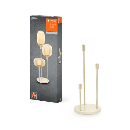 Ledvance - Lampenfuß DECOR STICK 3xE27/40W/230V beige