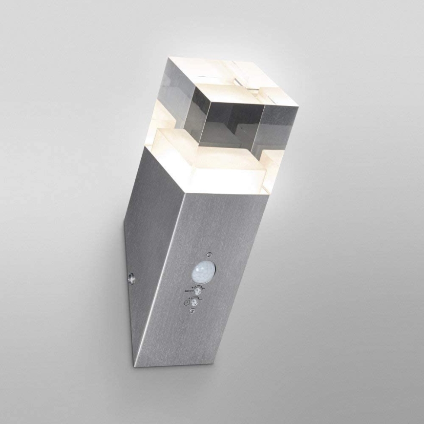 Ledvance - LED-Außenwandleuchte mit Sensor CRYSTAL LED/5W/230V IP44