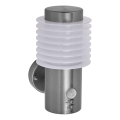 Ledvance - LED Außenwandleuchte mit Sensor ENDURA RONDO LED/9,5W/230V IP44 glänzender Chrom
