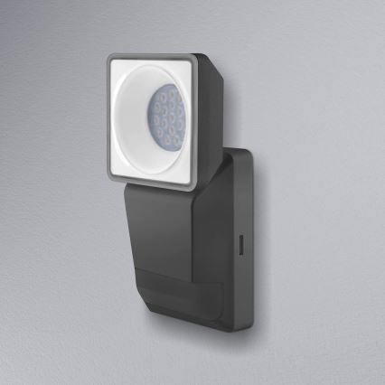 Ledvance -LED Außenwandleuchte mit Sensor SPOT LED/8W/230V IP55 schwarz