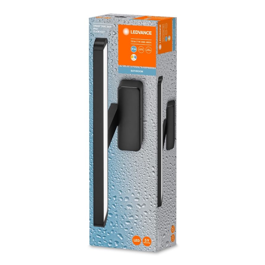Ledvance - LED Badezimmerspiegelbeleuchtung DISC BAR LED/7W/230V 3000/4000K IP44