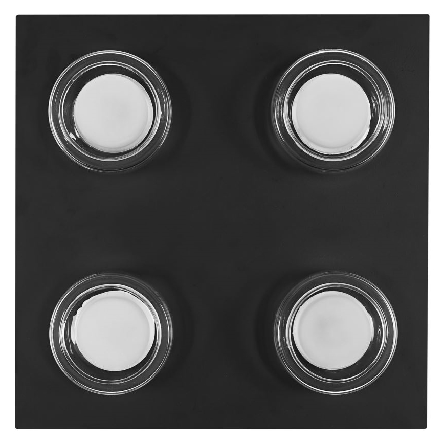 Ledvance - LED-Deckenleuchte für Badezimmer ORBIS FLAME 4xLED/5,5W/230V 3000/4000K IP44 schwarz