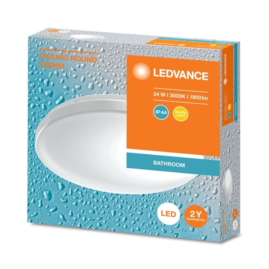 Ledvance - LED-Deckenleuchte für das Badezimmer CEILING ROUND LED/24W/230V 3000K IP44