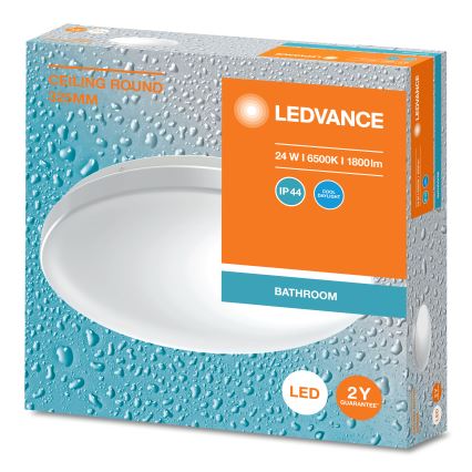 Ledvance - LED-Deckenleuchte für das Badezimmer CEILING ROUND LED/24W/230V 6500K IP44