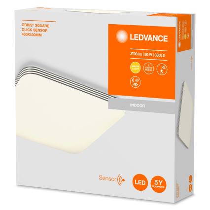 Ledvance - LED-Deckenleuchte mit Sensor ORBIS LED/50W/230V 3000K