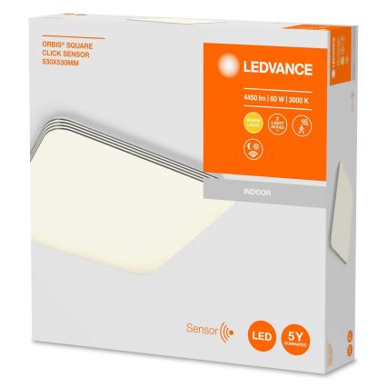 Ledvance - LED-Deckenleuchte mit Sensor ORBIS LED/60W/230V 3000K