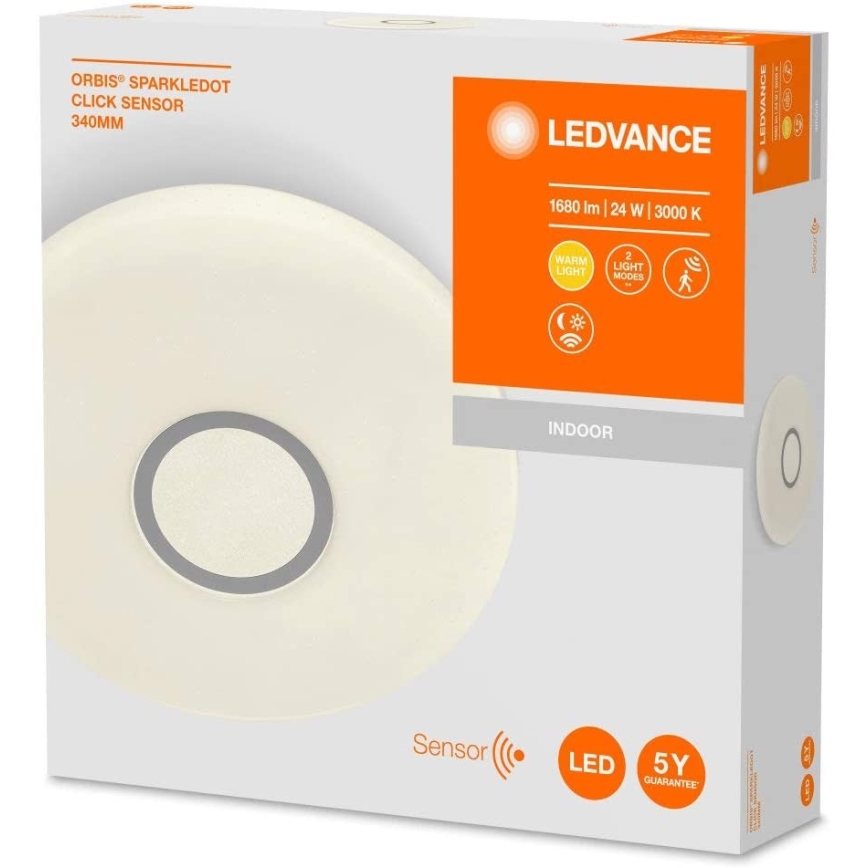 Ledvance - LED-Deckenleuchte mit Sensor SPARKLEDOT LED/24W/230V