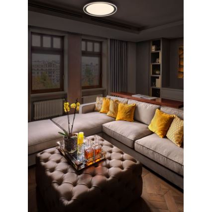 Ledvance - LED-Deckenleuchte ORBIS PEDERSON LED/24W/230V d 45 cm schwarz