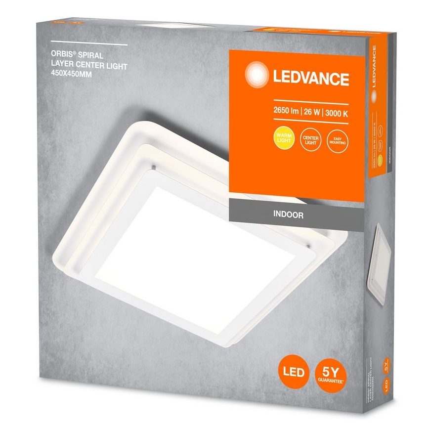 Ledvance - LED-Deckenleuchte ORBIS SPIRAL LED/26W/230V