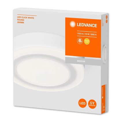 Ledvance - LED-Deckenleuchte ROUND LED/18W/230V d. 30 cm