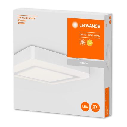 Ledvance - LED-Deckenleuchte SQUARE LED/18W/230V