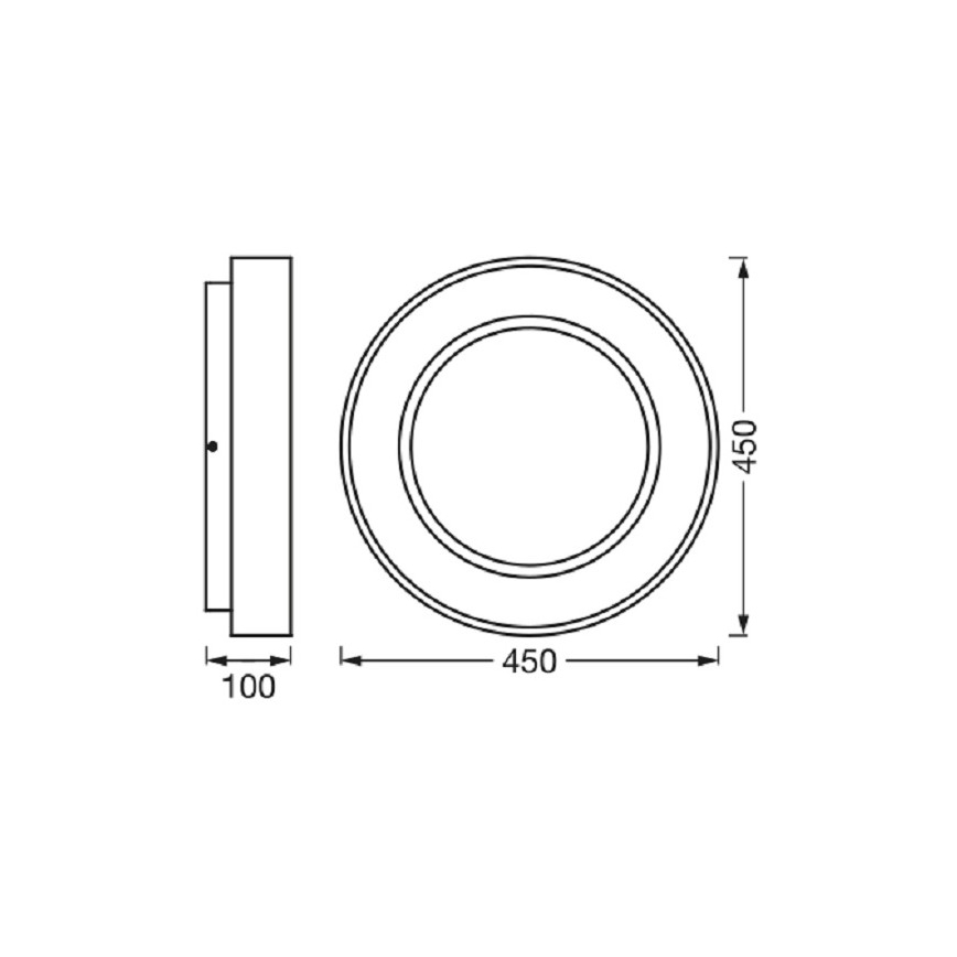 Ledvance-LED Dimmbares Deckenleuchte SUN@HOME CIRCULAR LED/18,5W/230V Wi-Fi