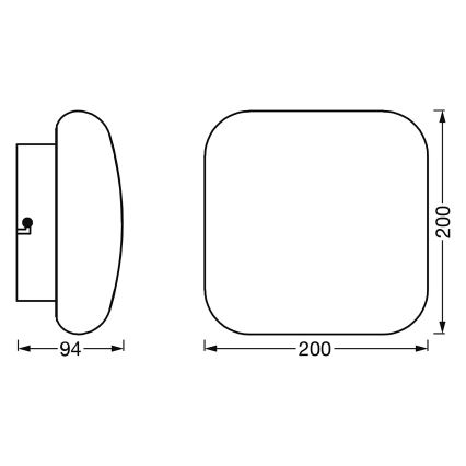 Ledvance - Dimmbare LED-Badezimmerleuchte SMART+ AQUA LED/12W/230V 3000-6500K IP44 Wi-Fi