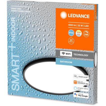 Ledvance - Dimmbare LED-Deckenleuchte für Badezimmer SMART+ DISC LED/32W/230V 3000-6500K Wi-Fi IP44