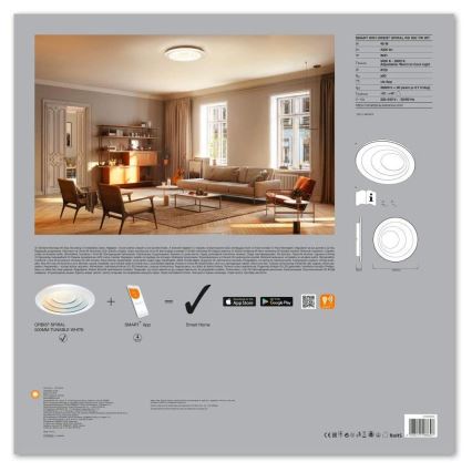 Ledvance - dimmbare LED-Leuchte SMART+ SPIRAL LED/40W/230V 3000K-6500K Wi-Fi