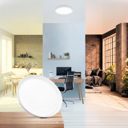 Ledvance - Dimmbare LED-Deckenleuchte SUN@HOME ORBIS LED/26W/230V 2200-5000K CRI 95 Wi-Fi