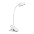 Ledvance - LED-dimmbare Touch-Tischlampe mit Klemme CYLINDER LED/4,8W/5V 3000-6500K Weiß