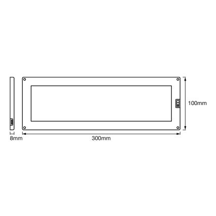 Ledvance - LED dimmbare Unterbauleuchte mit Sensor CABINET LED/5W/230V