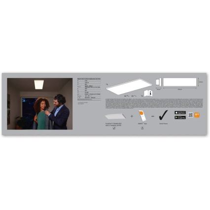 Ledvance - LED-Dimmer-Deckenleuchte SMART+ FRAMELESS LED/16W/230V 3,000K-6,500K Wi-Fi