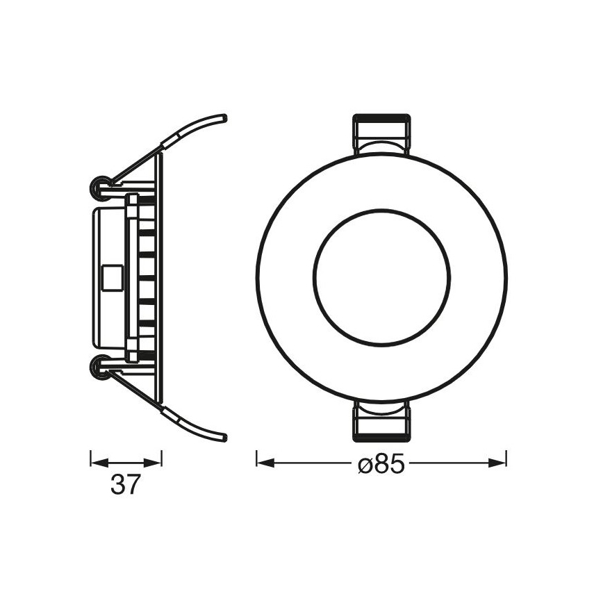 Ledvance - LED-Einbauleuchte SLIM LED/4,5W/230V 4000K