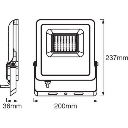 Ledvance - LED-Flutlicht SMART+ FLOOD LED/50W/230V IP65 Wi-Fi