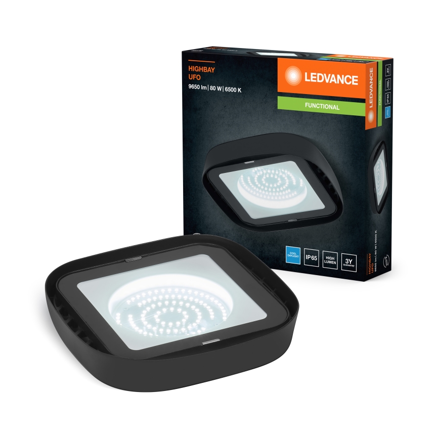 Ledvance - LED-Hochleistungs-Deckenleuchte HIGHBAY LED/80W/230V IP65 6500K