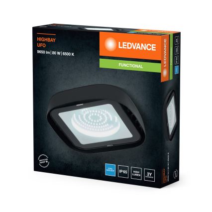 Ledvance - LED-Hochleistungs-Deckenleuchte HIGHBAY LED/80W/230V IP65 6500K