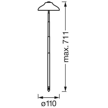 Ledvance - LED-Innenleuchte GARDEN LIGHT LED/5W/5V