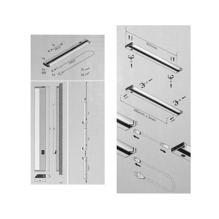 Ledvance - LED-Küchen-Unterbauleuchte TURN LED/6W/230V