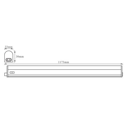 Ledvance - LED-Küchenleuchte BATTEN LED/14W/230V