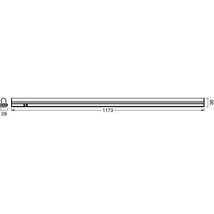 Ledvance – LED-Küchenunterbauleuchte mit Sensor BATTEN LED/14W/230V 120 cm