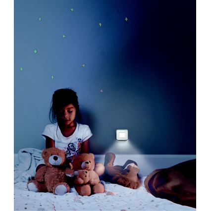 Ledvance - LED-Nachtlicht mit Sensor LUNETTA LED/0,2W/230V
