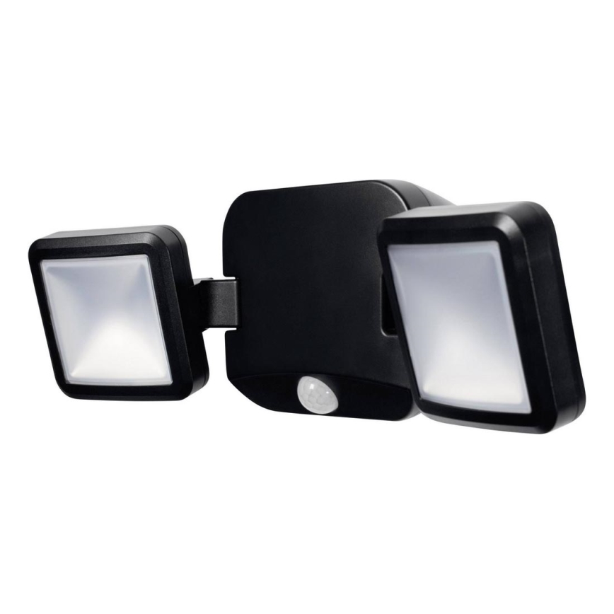 Ledvance - LED-Outdoor-Wandleuchte mit Sensor BATTERY 2xLED/10W/4xD IP54