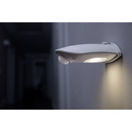 Ledvance - LED-Outdoor-Wandleuchte mit Sensor DOORLED LED/1W/3xAA IP54