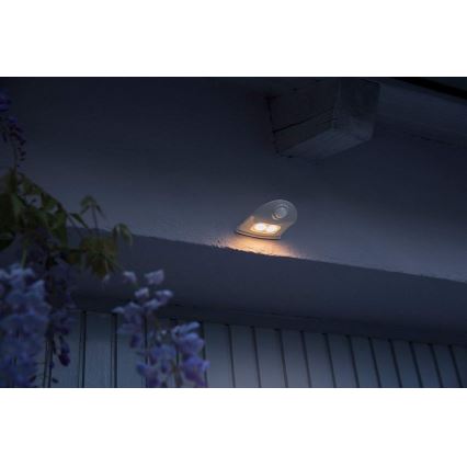 Ledvance - LED-Outdoor-Wandleuchte mit Sensor DOORLED LED/1W/3xAA IP54