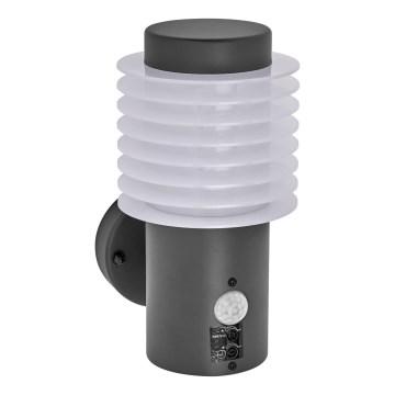 Ledvance - LED-Outdoor-Wandleuchte mit Sensor ENDURA RONDO LED/9,5W/230V IP44 anthrazit