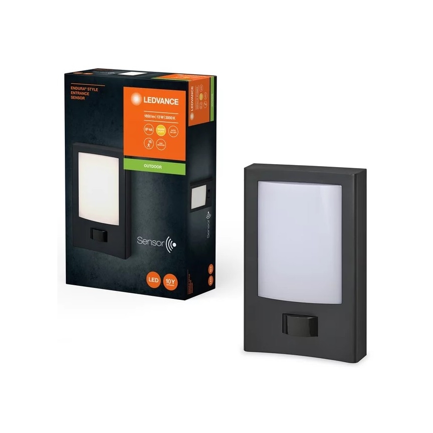 Ledvance - LED-Outdoor-Wandleuchte mit Sensor ENDURA STYLE LED/13W/230V IP44