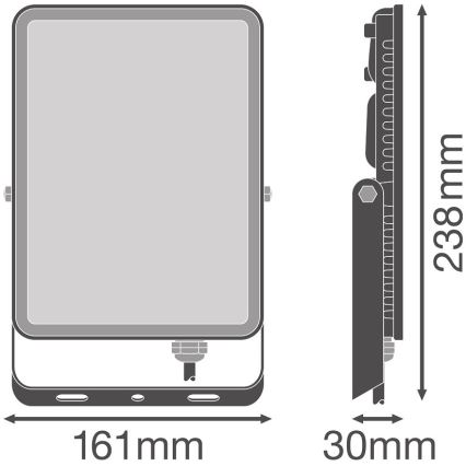 Ledvance – LED-Outdoor-Wandstrahler FLOODLIGHT LED/50W/230V 6500K IP65