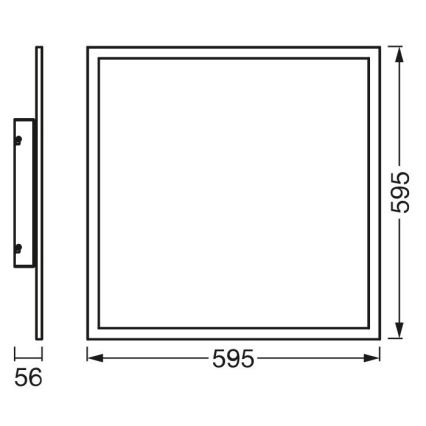 Ledvance - LED-Panel PLANON LED/40W/230V