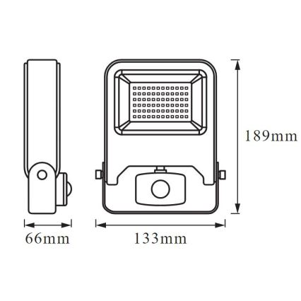 Ledvance - LED-Reflektor mit Sensor ENDURA LED/20W/230V IP44