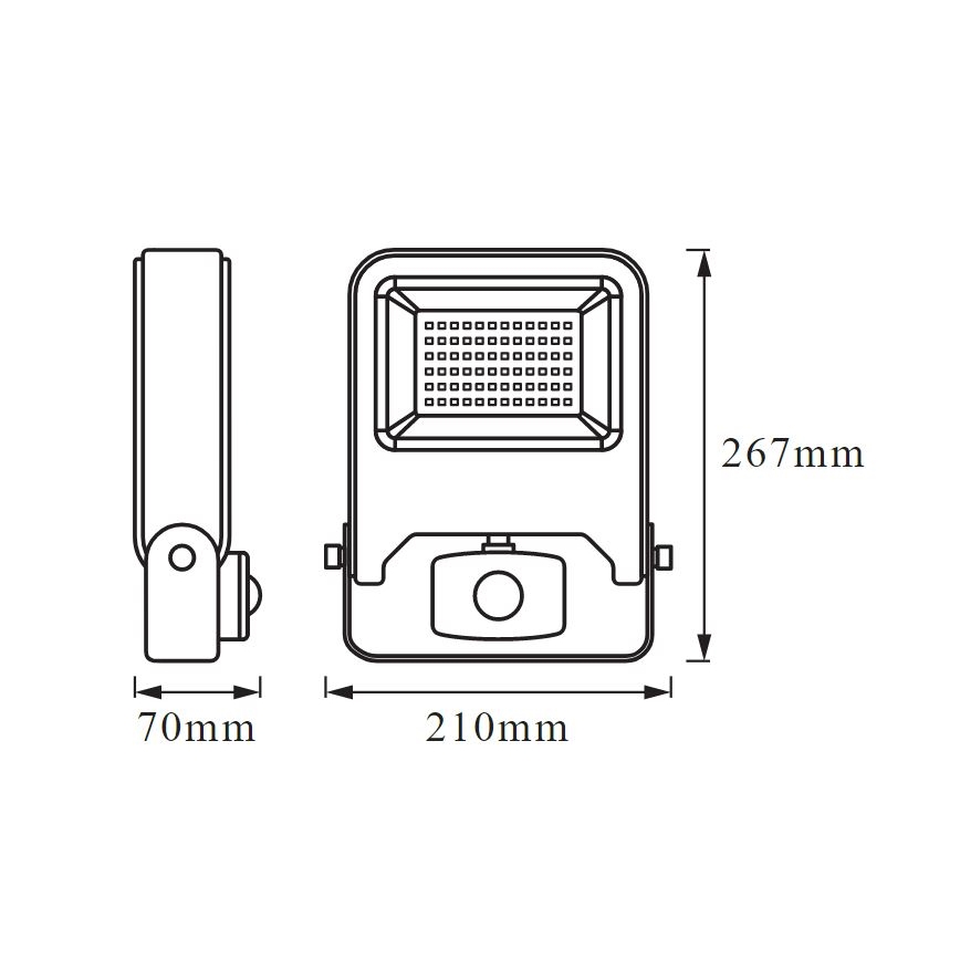 Ledvance - LED-Reflektor mit Sensor ENDURA LED/50W/230V IP44
